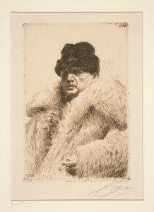Autoportrét 1916 od Anders Leonard Zorn