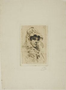 Španělská žena od Anders Leonard Zorn
