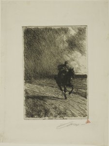 Bouřka od Anders Leonard Zorn