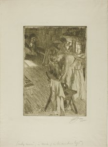 Nedělní ráno od Anders Leonard Zorn