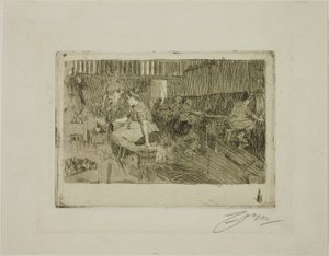 Malý pivovar od Anders Leonard Zorn