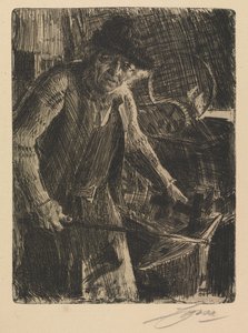 Mistr-kovář od Anders Leonard Zorn