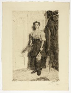 Nová služebná od Anders Leonard Zorn