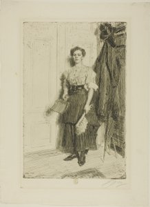 Nová služebná od Anders Leonard Zorn