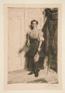 Nová služebná od Anders Leonard Zorn