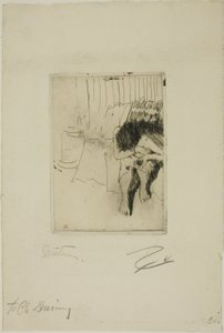 Unavený model od Anders Leonard Zorn