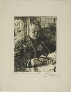 Cestující společník (pan Ch. Deering) od Anders Leonard Zorn