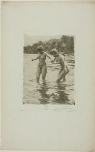 Dva lazebníci od Anders Leonard Zorn