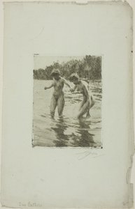 Dva lazebníci od Anders Leonard Zorn