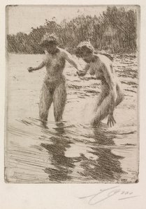 Dva lazebníci od Anders Leonard Zorn