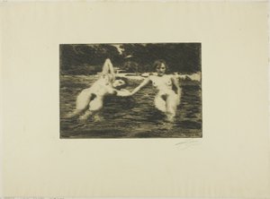 Vodní nymfy od Anders Leonard Zorn