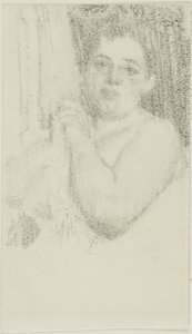 Žena se sepjatýma rukama od Anders Zorn
