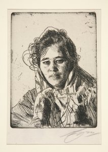 Mladá dívka z Mory (Krakberg od Anders Leonard Zorn