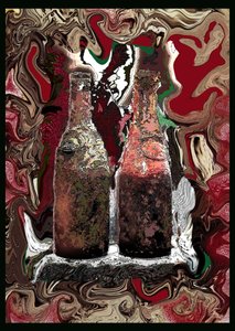 STARÉ DOBRÉ VÍNO, 2002 (Digitální malba) od Ando Gilardi