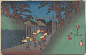 Stanice Fukušima, ca. 1837, ca. 1837. od Ando Hiroshige
