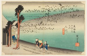 Futagawa Thea Hose, člen te padesát tři S tachi zvuk te urbanity nižší d (městský stupeň hlavní hora další) od Ando Hiroshige