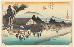 Ishibe (Sato Mekawa), člen Te fifty-Three S Tachi sound of the city lower d od Ando Hiroshige