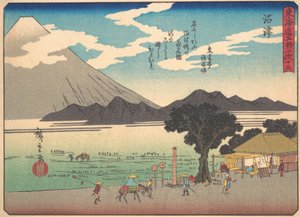 Numazu, ze série Padesát tři zastávek na Tokaidské silnici, počátek 20. století. od Ando Hiroshige