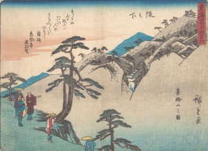 Bylo to na svahu? 1838. , komár. 1838. od Ando Hiroshige