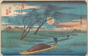 Stanice Senba, ca. 1836, ca. 1836. od Ando Hiroshige