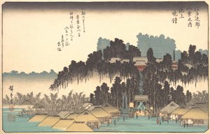 Vesper Bells v Ikegami, 19. století. od Ando Hiroshige