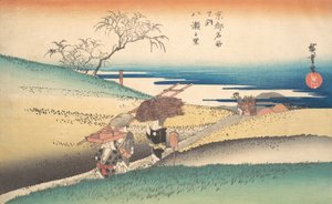 Vesnice Yase, ca. 1832, ca. 1832. od Ando Hiroshige