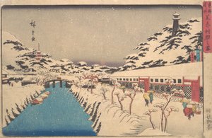 Zimní krajina, 1846., 1846. od Ando Hiroshige