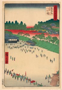 Příběh Yatsu Jun c teplota země při t svalového rozdílu (svalový rozdíl-uchi, Yatsukoji) Z te série s Ridge minut od Ando Hiroshige