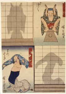 (Postavy a stíny) od Ando or Utagawa Hiroshige