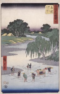 Fuji také od Ando or Utagawa Hiroshige