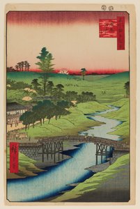 Řeka Furukawa, Hiroo od Ando or Utagawa Hiroshige