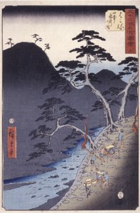 Hakone od Ando or Utagawa Hiroshige