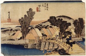Hodogaya, Shinmachi B Ridge od Ando or Utagawa Hiroshige