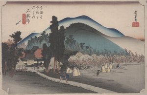 Ishiyakushi Temple od Ando or Utagawa Hiroshige