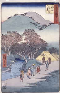 Mini -Mouth od Ando or Utagawa Hiroshige