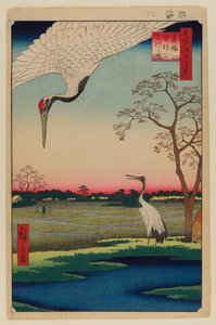 Minowa, Kanasugi, Mikawashima od Ando or Utagawa Hiroshige