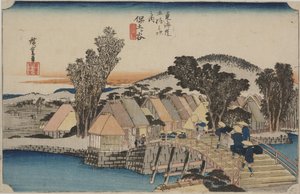 Shinmachi B od Ando or Utagawa Hiroshige