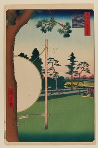 Jízdárna Takata od Ando or Utagawa Hiroshige