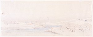 Zimní krajina. Řada provincií. od Ando or Utagawa Hiroshige