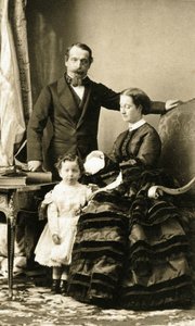 Císař Napoléon III. a jeho rodina od Andre Adolphe Eugene Disderi