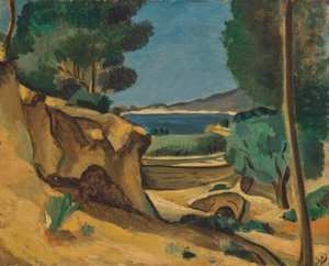 Krajina v okolí La Ciotat od Andre Derain