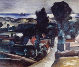 Krajina Camiers (Pas-de-Calais) od Andre Derain