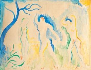 Tři koupající se od Andre Derain