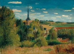 Pohled na Donnemarie-en-Montois od Andre Derain