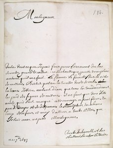 Dopis Le Nôtreho Grand Condéovi