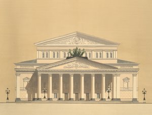 Velké divadlo, Moskva, Rusko od Andras Kaldor