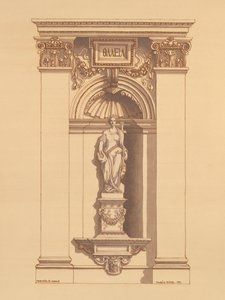 Budapešťská opera, Maďarsko (detail) od Andras Kaldor