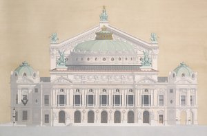Opera Garnier, Paříž, Francie od Andras Kaldor