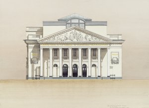 Teatre Royal de la Monnaie, Brusel, Belgie od Andras Kaldor