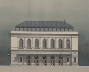 Teatro Comunale, Florencie, Itálie od Andras Kaldor